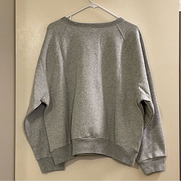 GAP Logo Sweatshirt in Heather Gray - Picture 6 of 8